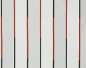 Záclony - voál 109055/05 (c. 110) bílé s černo-červeným proužky - Jen do vyprodání zásob 